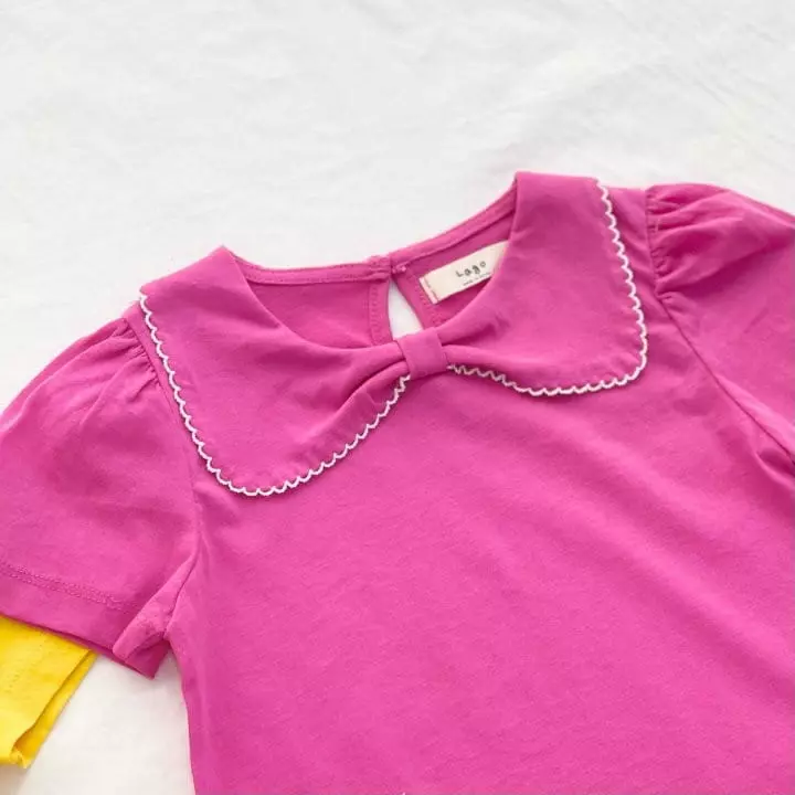 Lago - Korean Children Fashion - #childofig - Modal Ribbon Tee - 12