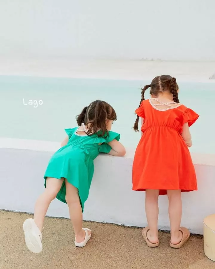 Lago - Korean Children Fashion - #childrensboutique - Candy Ribbon One-piece - 6