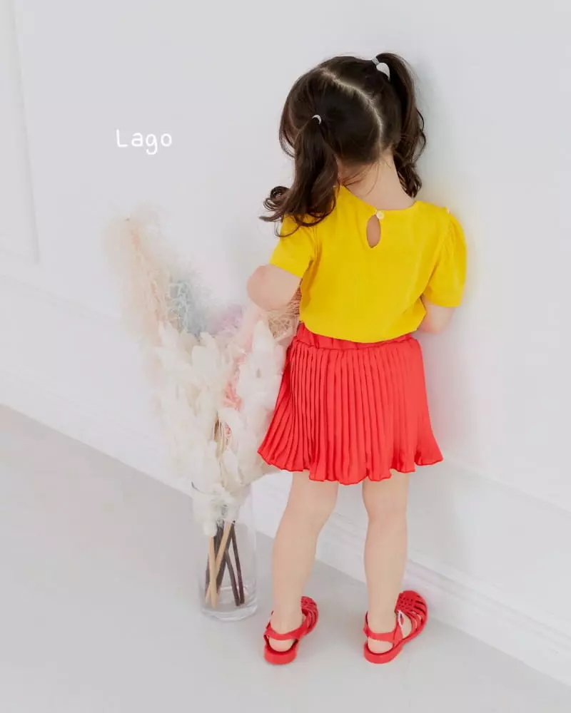Lago - Korean Children Fashion - #childrensboutique - Wrap Wrinkle Skirt - 9