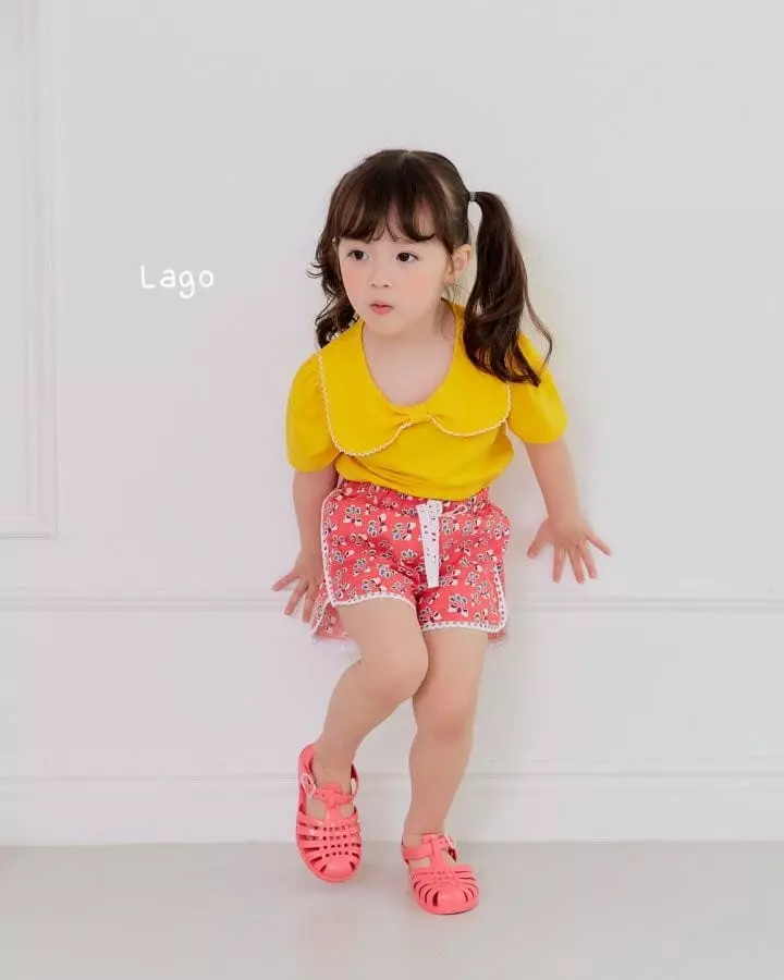 Lago - Korean Children Fashion - #designkidswear - Ribbon Lace Shorts - 10