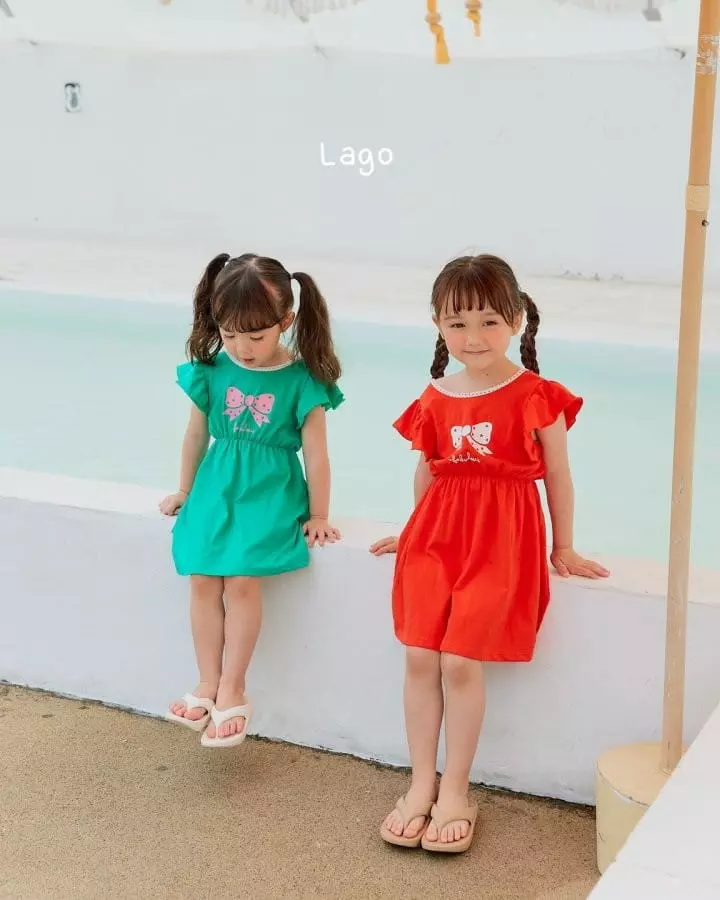 Lago - Korean Children Fashion - #designkidswear - Candy Ribbon One-piece - 7