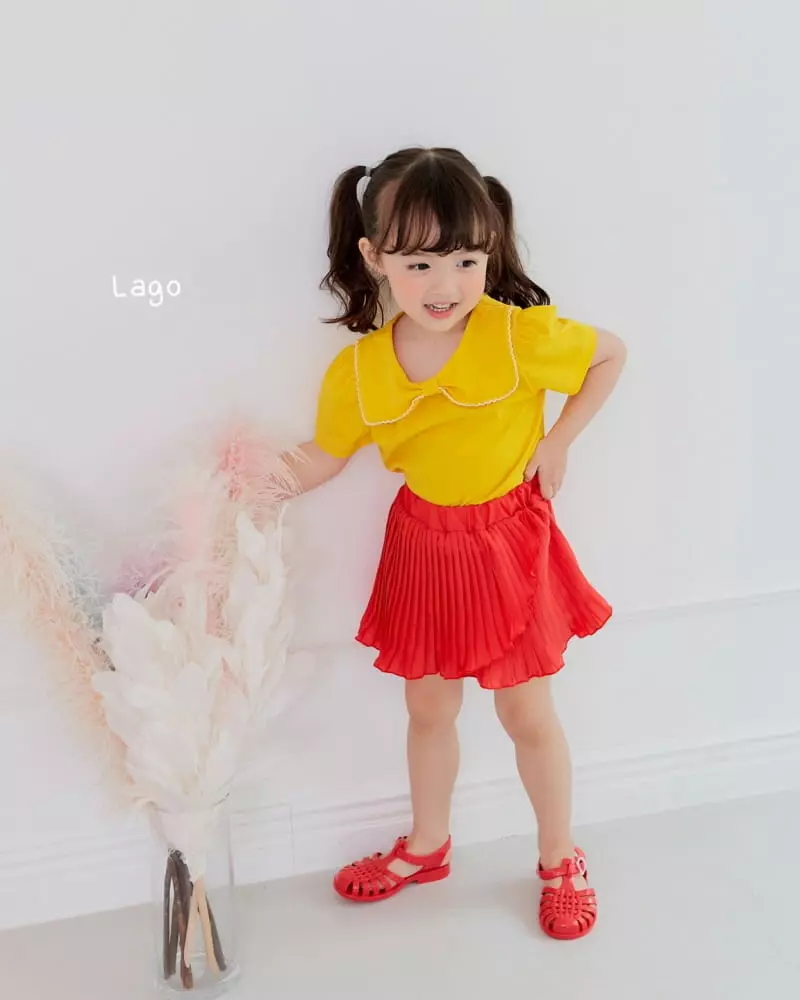 Lago - Korean Children Fashion - #designkidswear - Wrap Wrinkle Skirt - 10