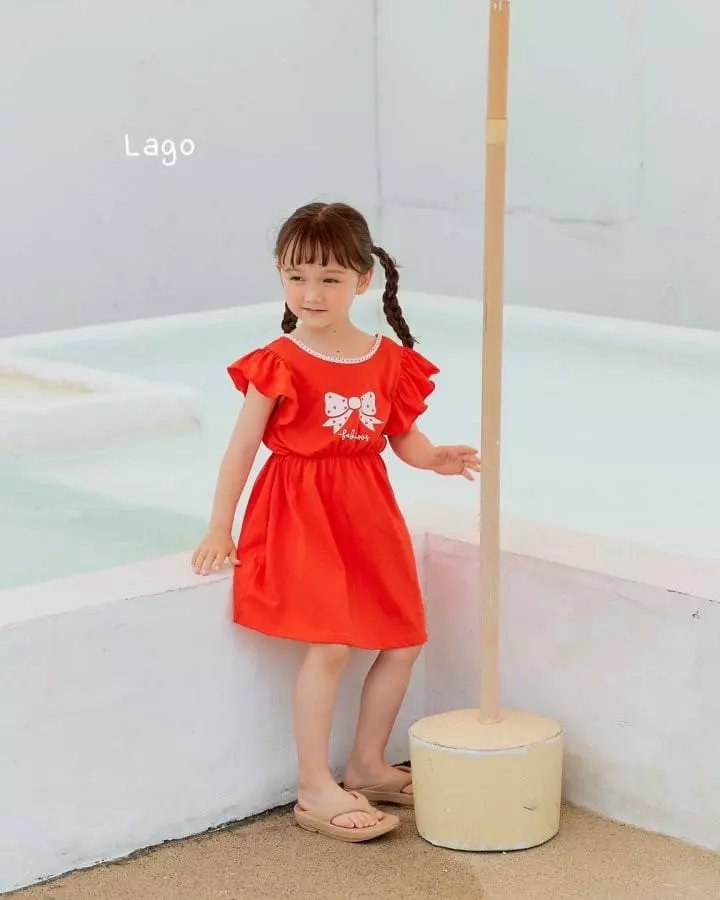 Lago - Korean Children Fashion - #discoveringself - Candy Ribbon One-piece - 8
