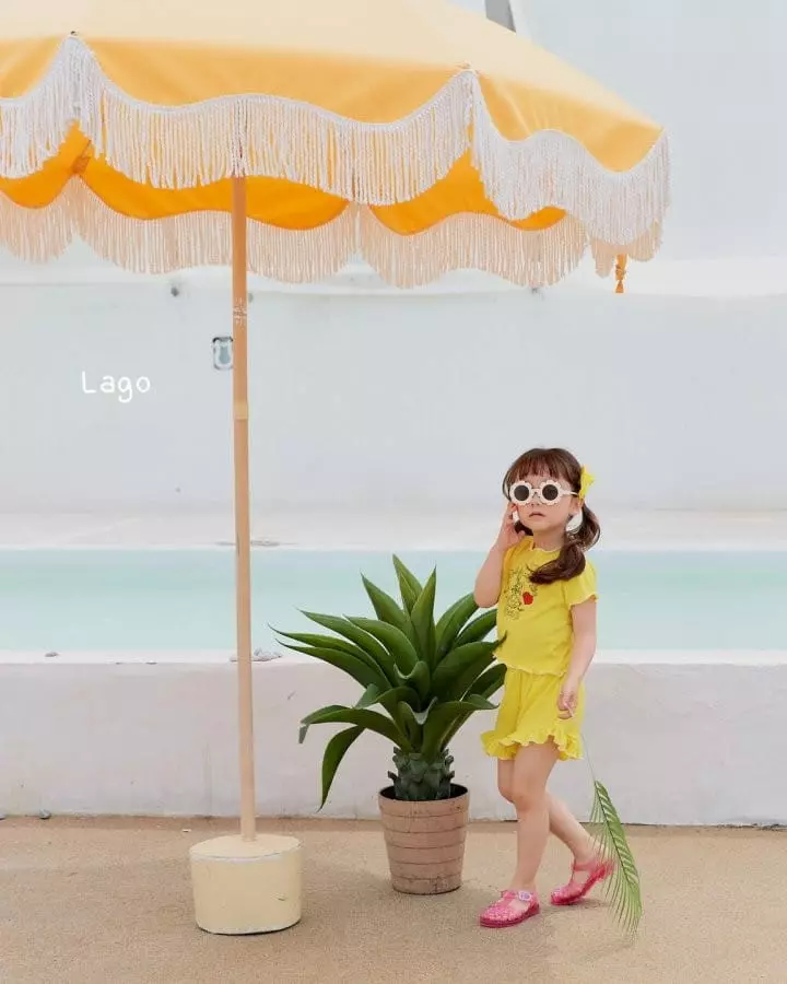 Lago - Korean Children Fashion - #discoveringself - Cuty Top Bottom Set - 6