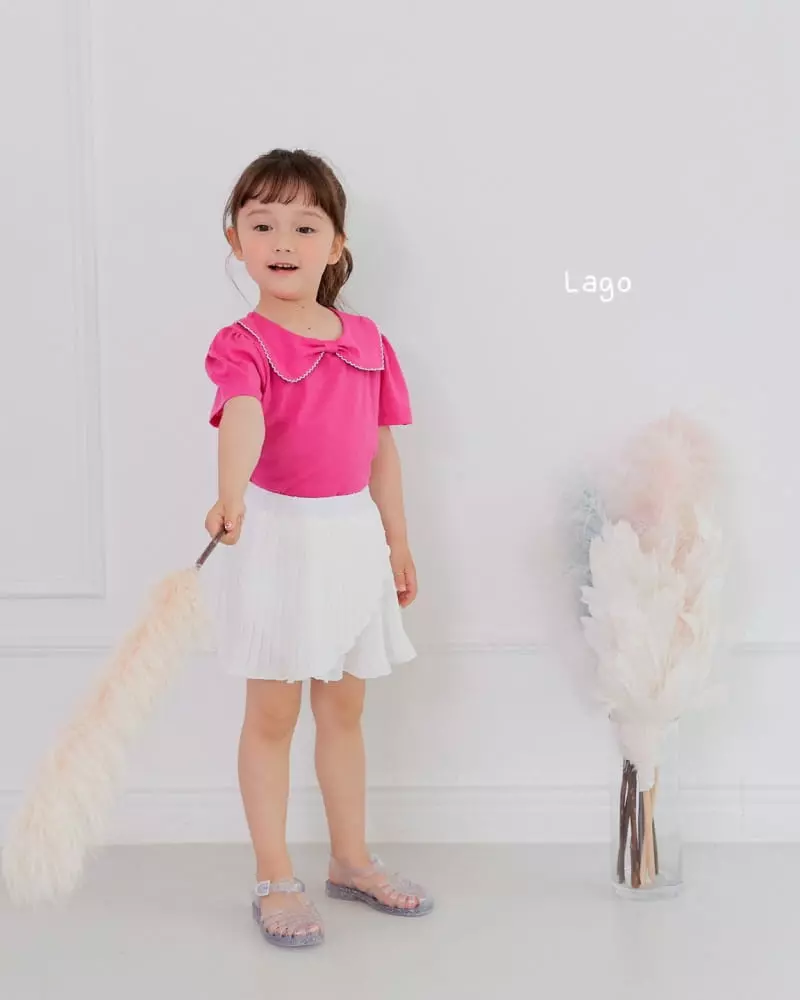 Lago - Korean Children Fashion - #discoveringself - Wrap Wrinkle Skirt - 11