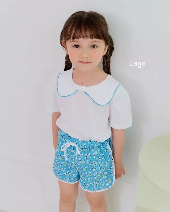 Lago - Korean Children Fashion - #fashionkids - Ribbon Lace Shorts - 12