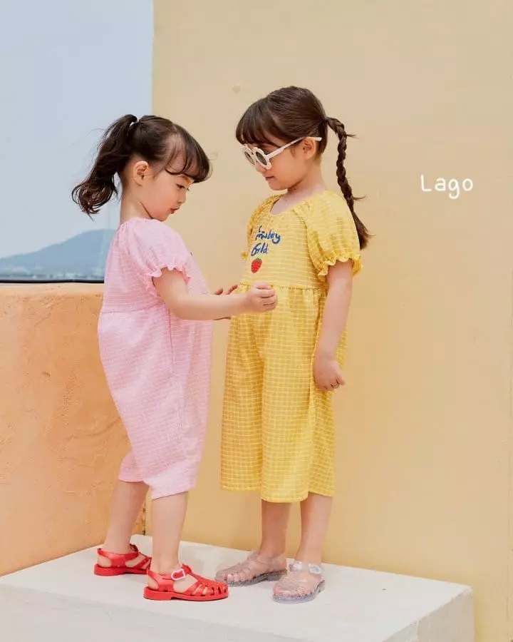 Lago - Korean Children Fashion - #fashionkids - Strawberry Jumpsuit - 10