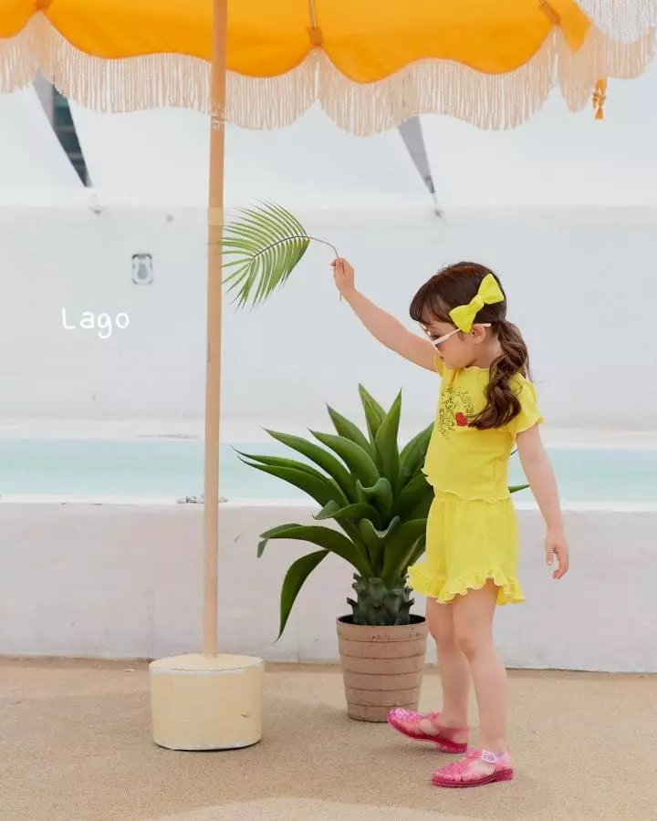 Lago - Korean Children Fashion - #fashionkids - Cuty Top Bottom Set - 7