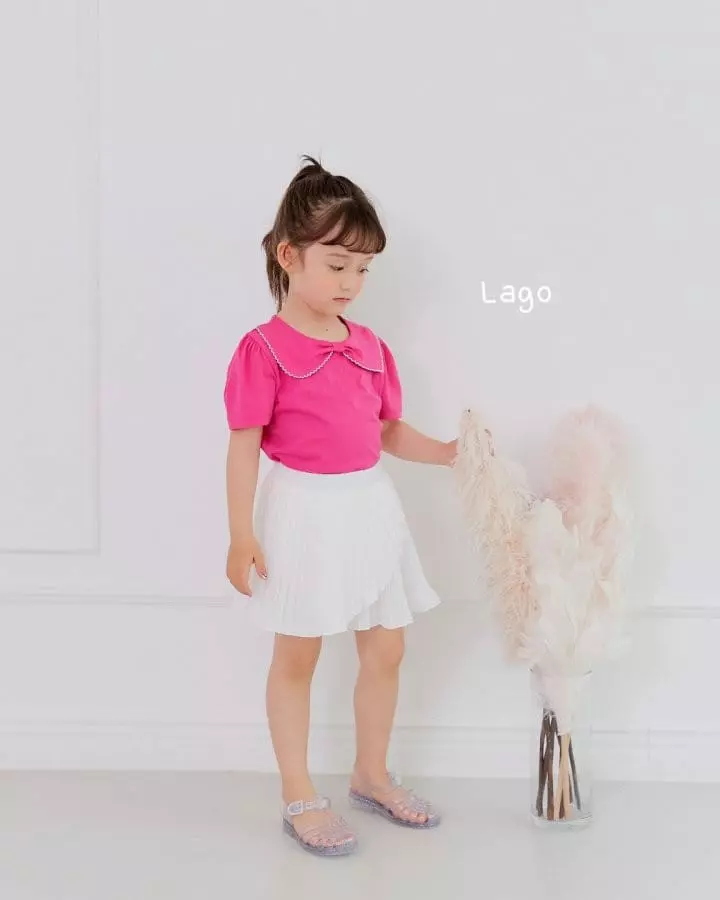 Lago - Korean Children Fashion - #fashionkids - Modal Ribbon Tee - 3