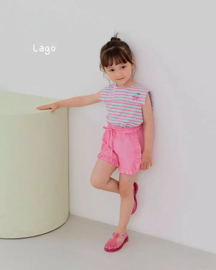 Lago - Korean Children Fashion - #kidsstore - Lovely Frill Shorts - 10