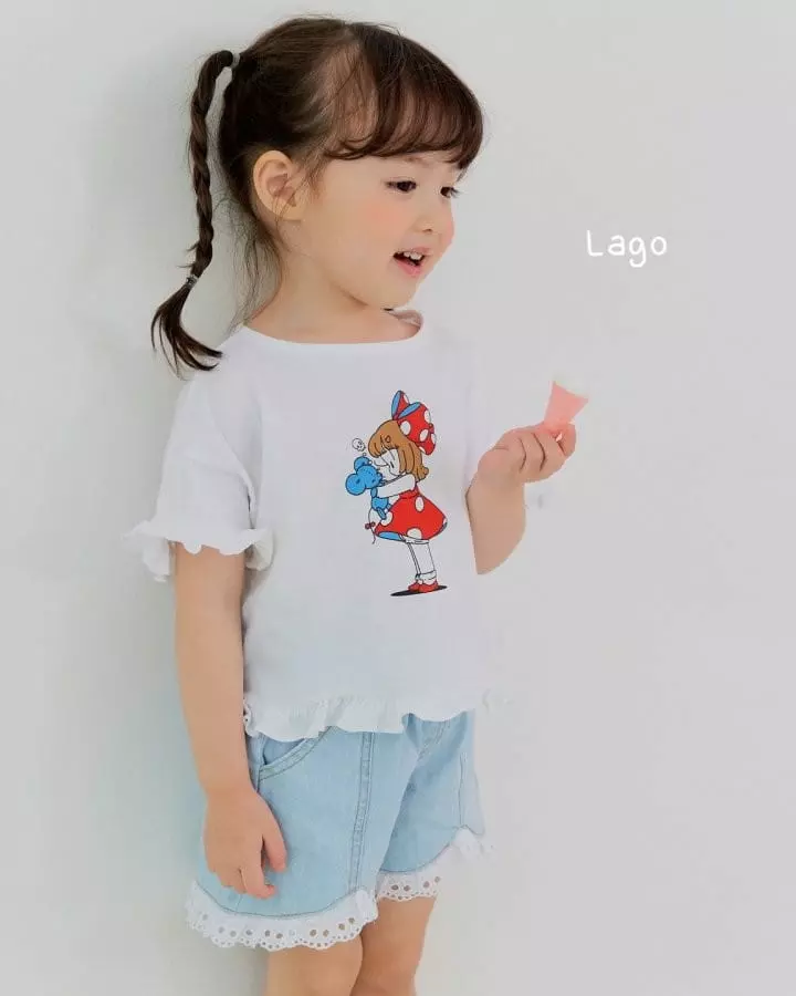 Lago - Korean Children Fashion - #kidsstore - Mimi Frill Tee - 6