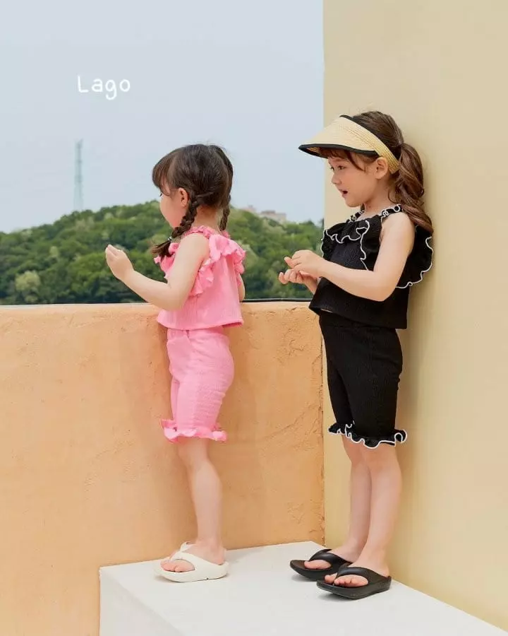 Lago - Korean Children Fashion - #kidsstore - Frinkle Top Bottom Set