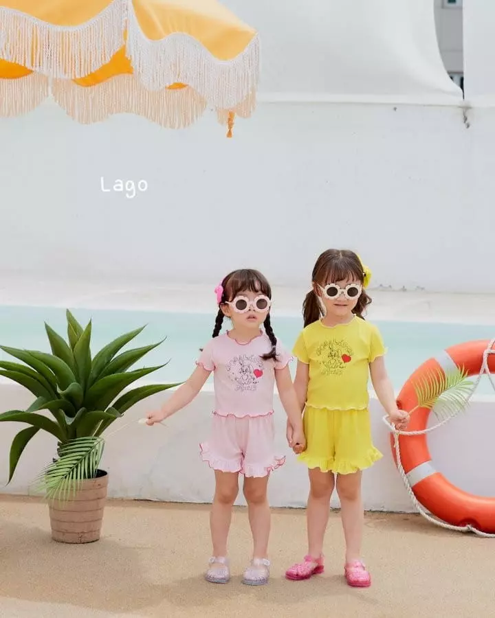 Lago - Korean Children Fashion - #kidzfashiontrend - Cuty Top Bottom Set - 10