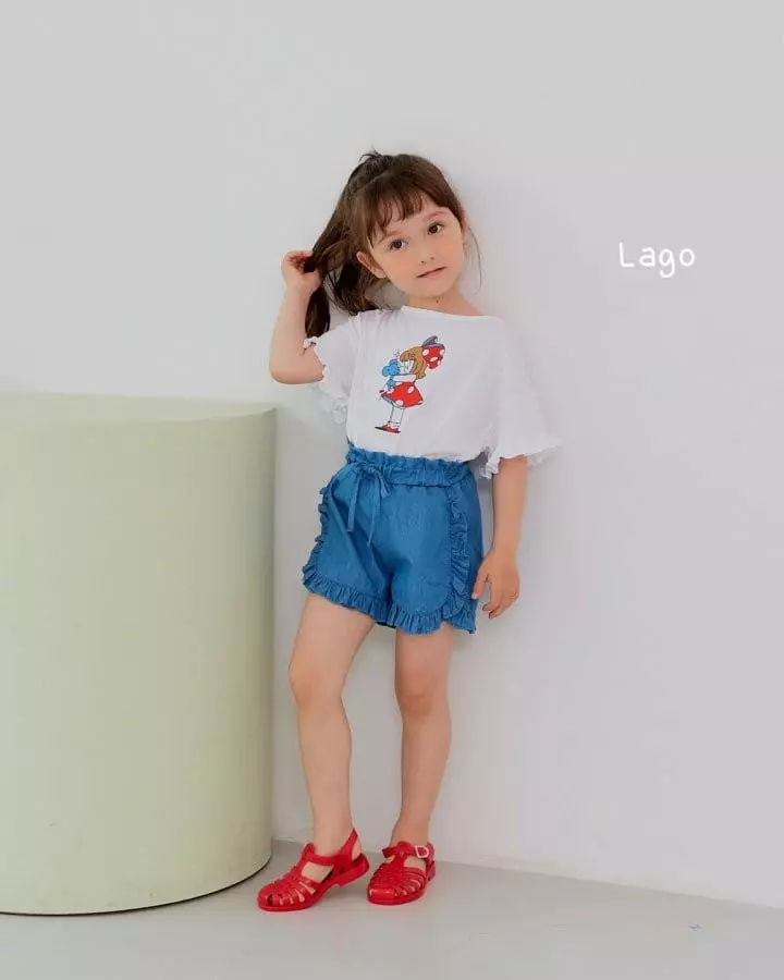 Lago - Korean Children Fashion - #kidzfashiontrend - Mimi Frill Tee - 7