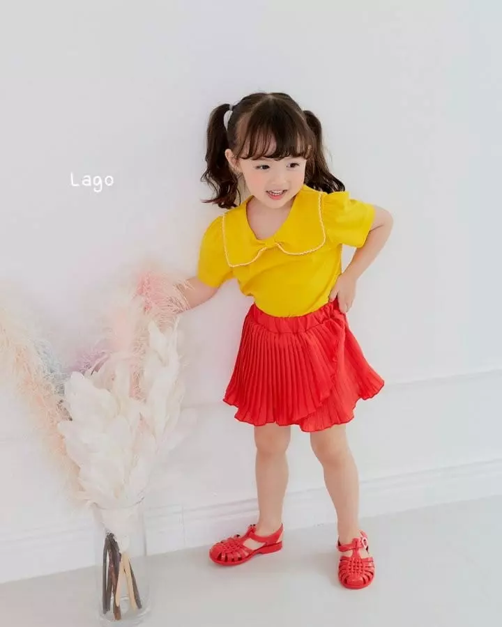 Lago - Korean Children Fashion - #kidzfashiontrend - Modal Ribbon Tee - 6