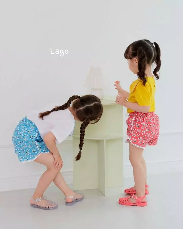 Lago - Korean Children Fashion - #minifashionista - Ribbon Lace Shorts - 3