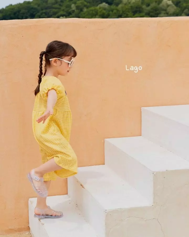 Lago - Korean Children Fashion - #minifashionista - Strawberry Jumpsuit