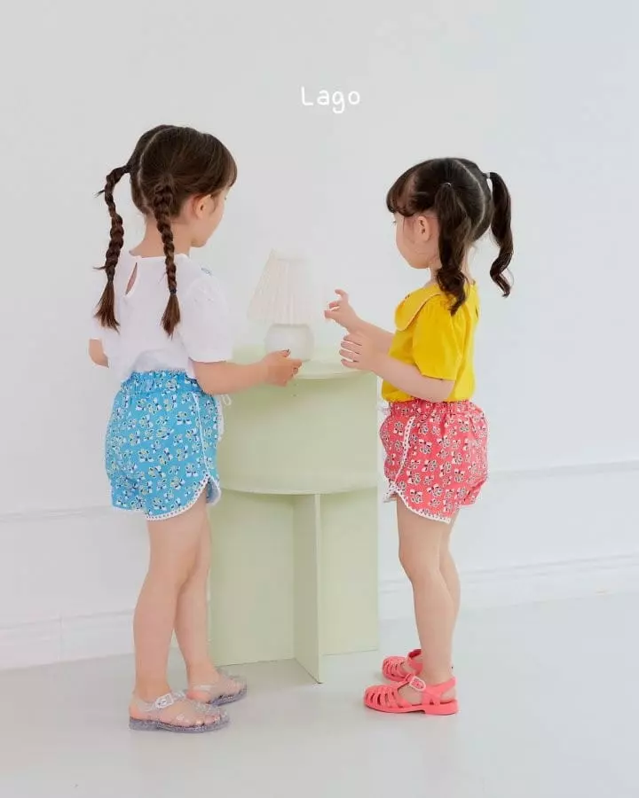 Lago - Korean Children Fashion - #minifashionista - Ribbon Lace Shorts - 4