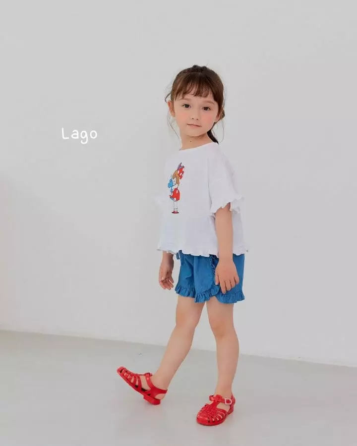 Lago - Korean Children Fashion - #prettylittlegirls - Mimi Frill Tee - 12