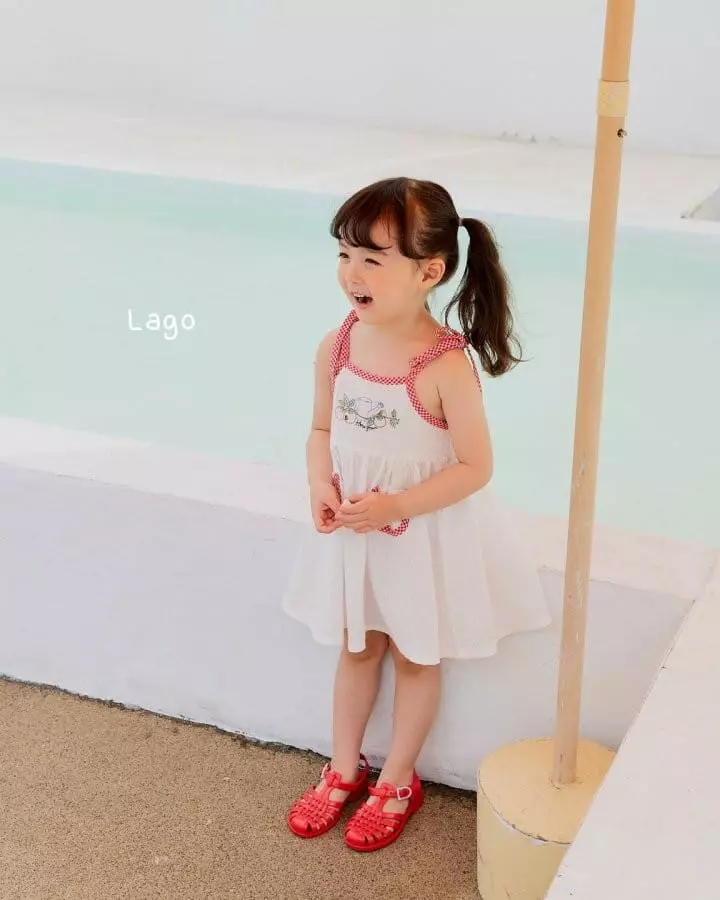 Lago - Korean Children Fashion - #prettylittlegirls - Fruit One-piece - 11
