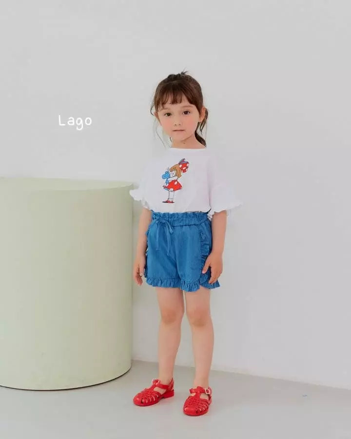 Lago - Korean Children Fashion - #stylishchildhood - Lovely Frill Shorts - 3