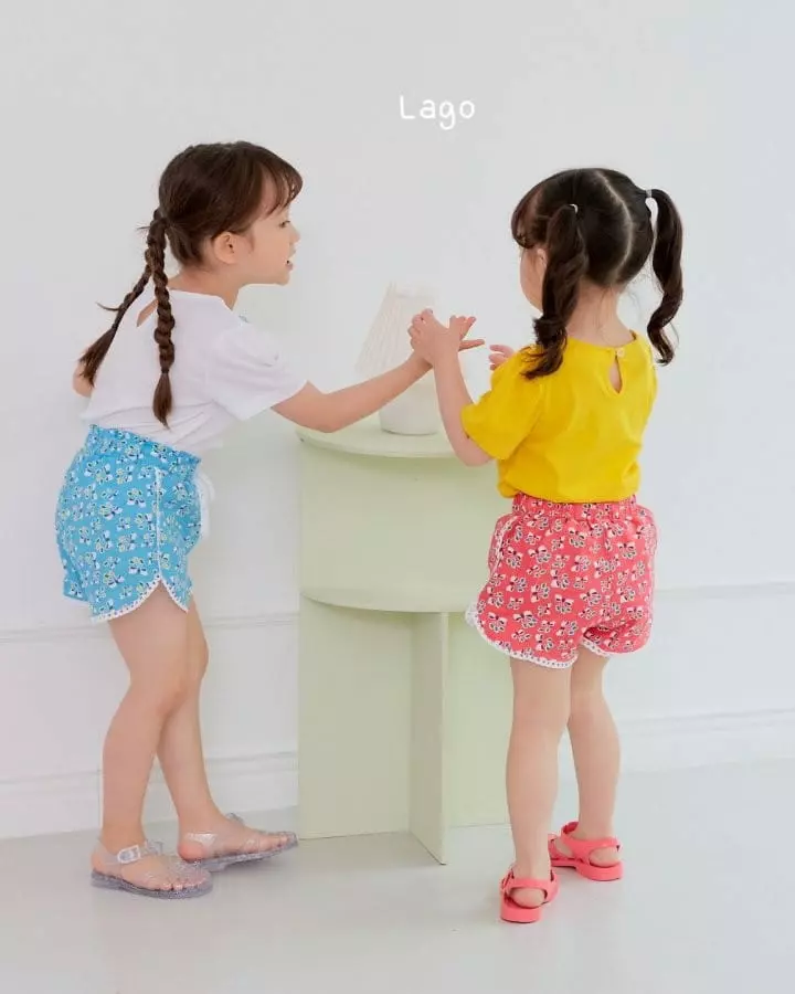 Lago - Korean Children Fashion - #todddlerfashion - Ribbon Lace Shorts - 5