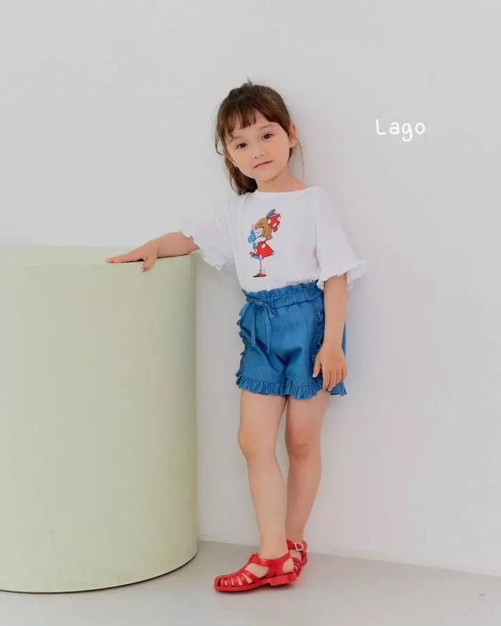 Lago - Korean Children Fashion - #toddlerclothing - Lovely Frill Shorts - 2