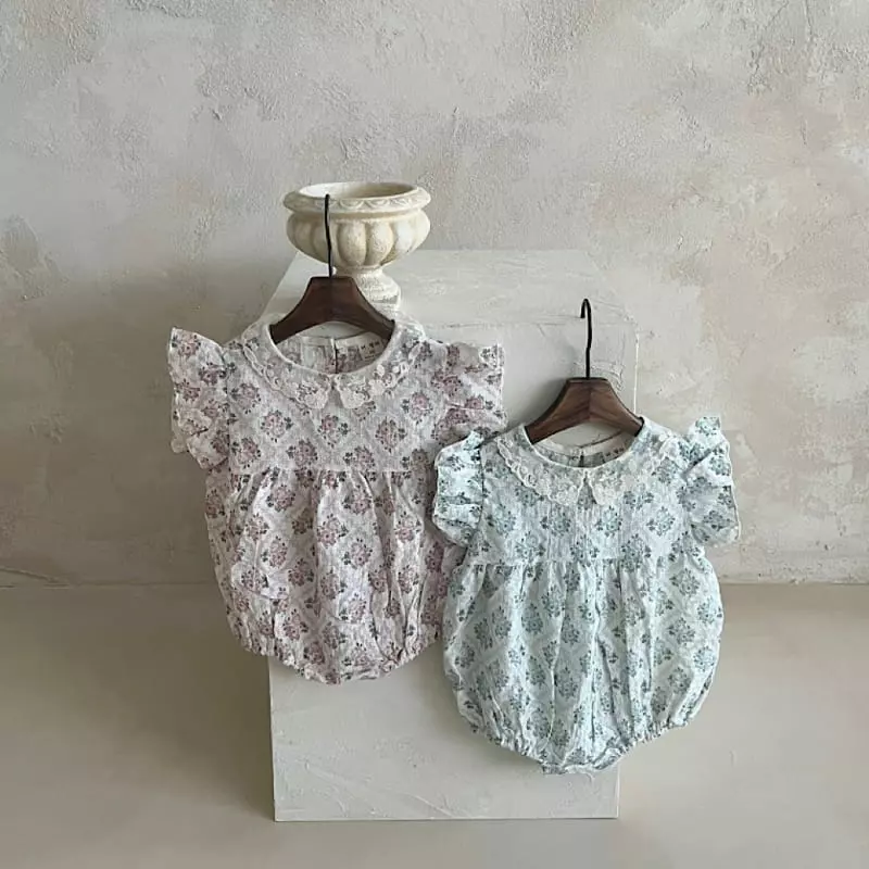Lala - Korean Baby Fashion - #babyootd - Blossom Bodysuit - 7