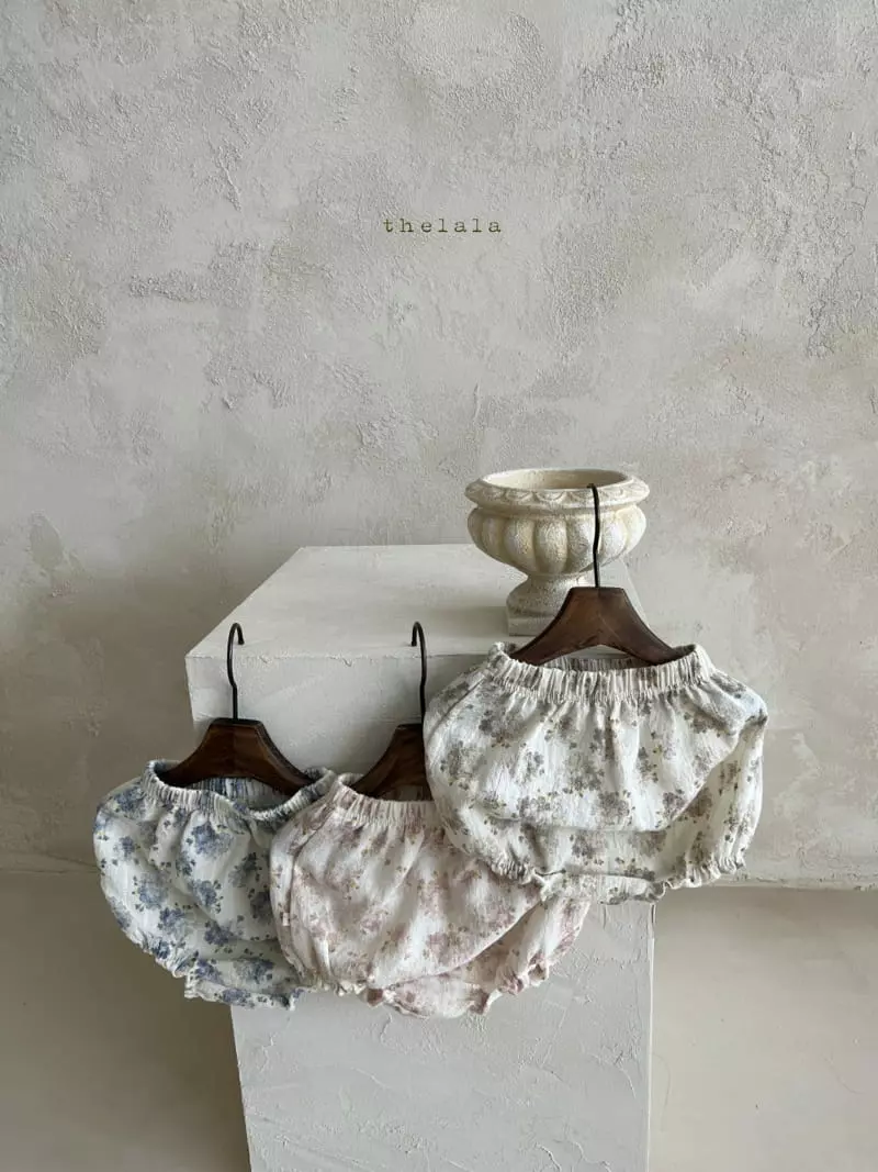 Lala - Korean Baby Fashion - #babyoutfit - Watercolor Bloomer - 4