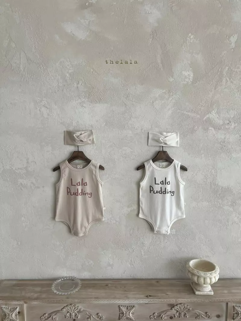 Lala - Korean Baby Fashion - #onlinebabyboutique - Pudding Bodysuit