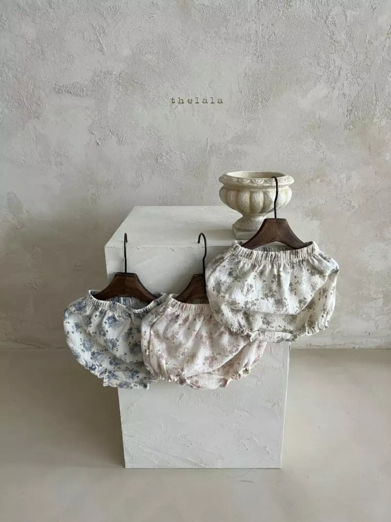 Lala - Korean Baby Fashion - #onlinebabyboutique - Watercolor Bloomer - 5