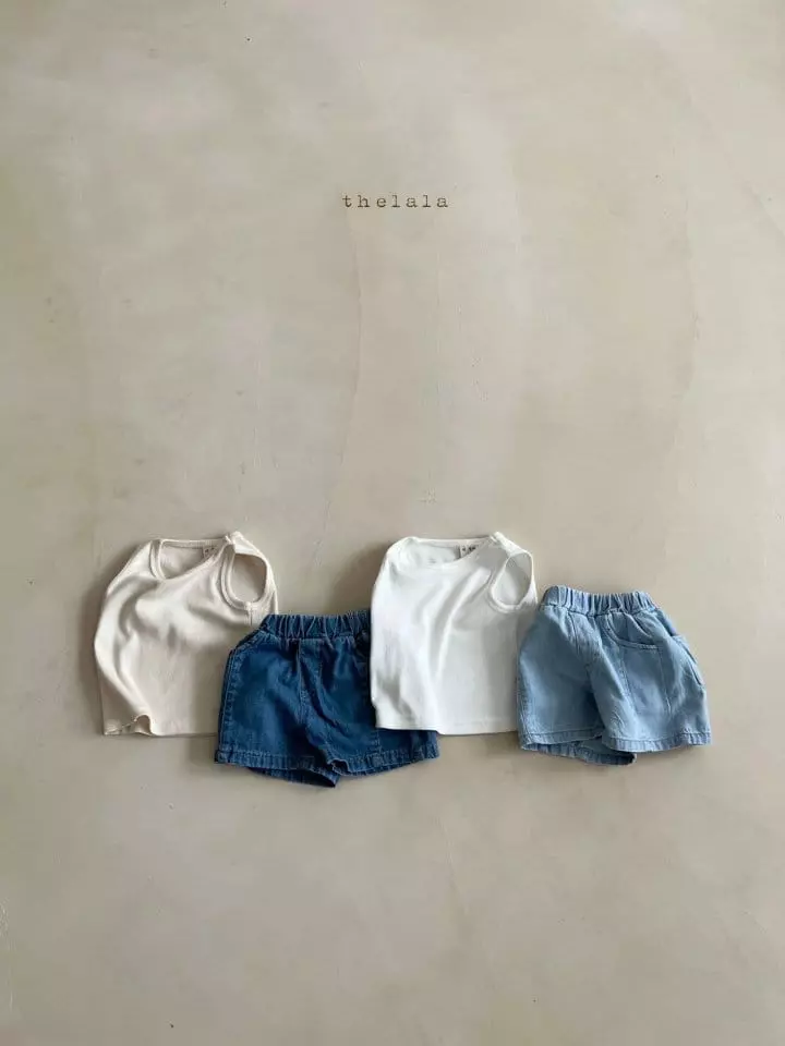 Lala - Korean Children Fashion - #Kfashion4kids - Kid Rib Sleeveless - 4