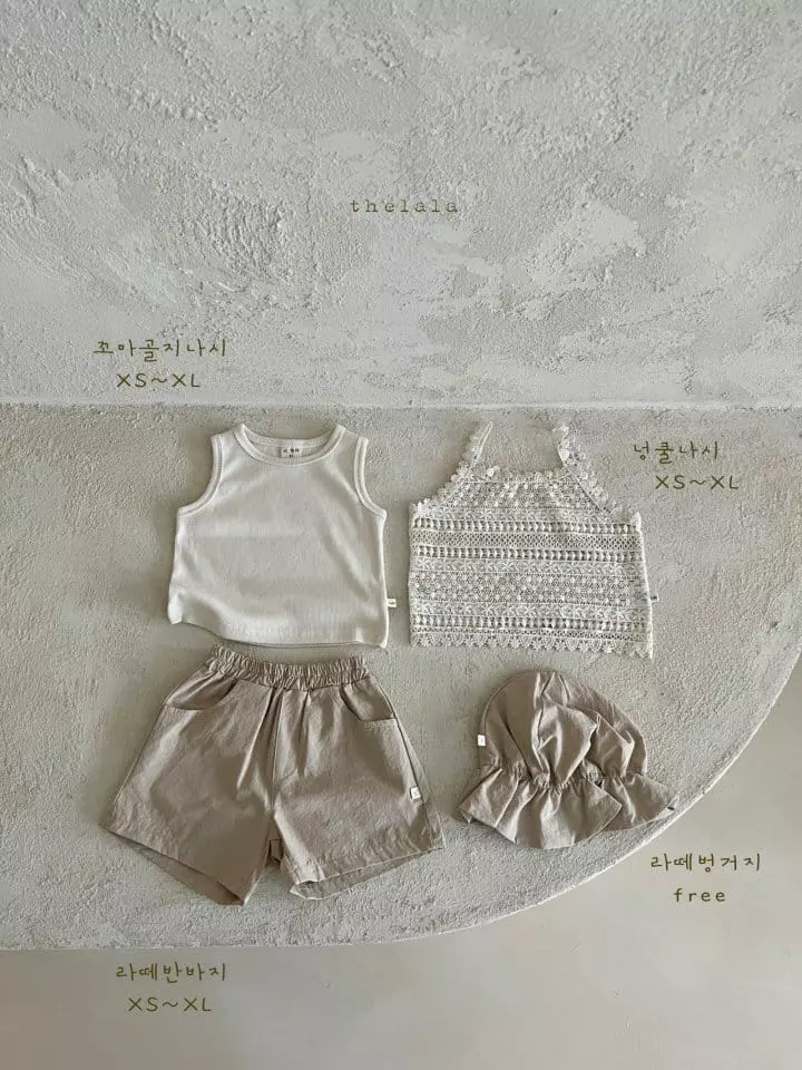 Lala - Korean Children Fashion - #todddlerfashion - Kid Rib Sleeveless - 8