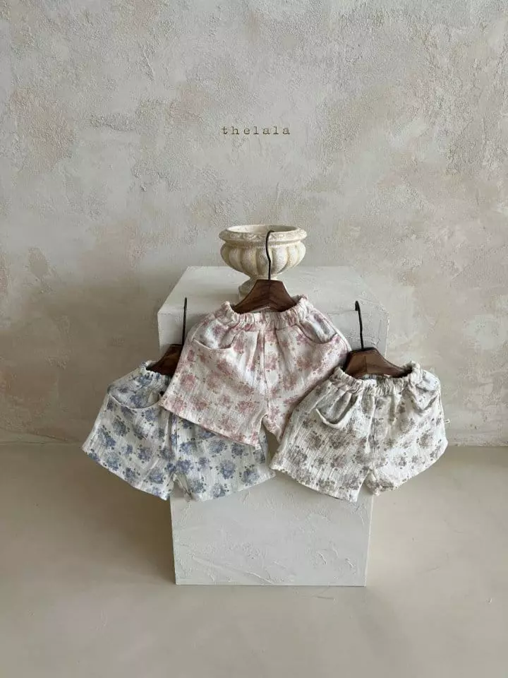 Lala - Korean Children Fashion - #toddlerclothing - Watercolor Shorts - 8