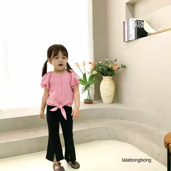 Lalabongbong - Korean Children Fashion - #childofig - Ribbon Blouse - 3