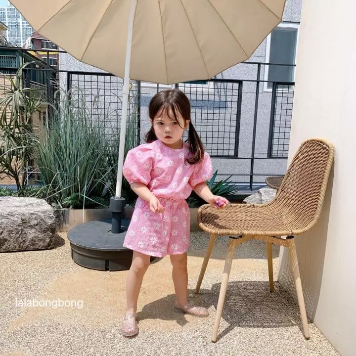 Lalabongbong - Korean Children Fashion - #childofig - Sweet Top Bottom Set - 11