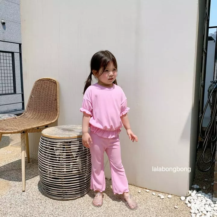 Lalabongbong - Korean Children Fashion - #childofig - Cotton Candy Top Bottom Set - 10