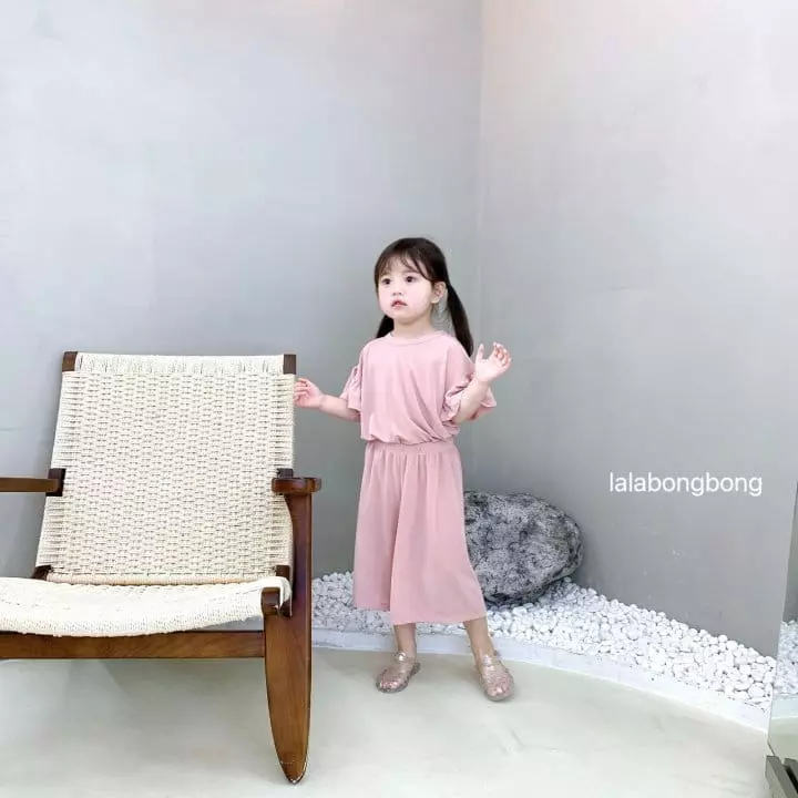 Lalabongbong - Korean Children Fashion - #childrensboutique - Shirring Capri Top Bottom Set - 10