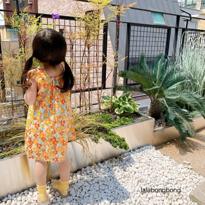 Lalabongbong - Korean Children Fashion - #discoveringself - Square Sleeveless One-piece - 3