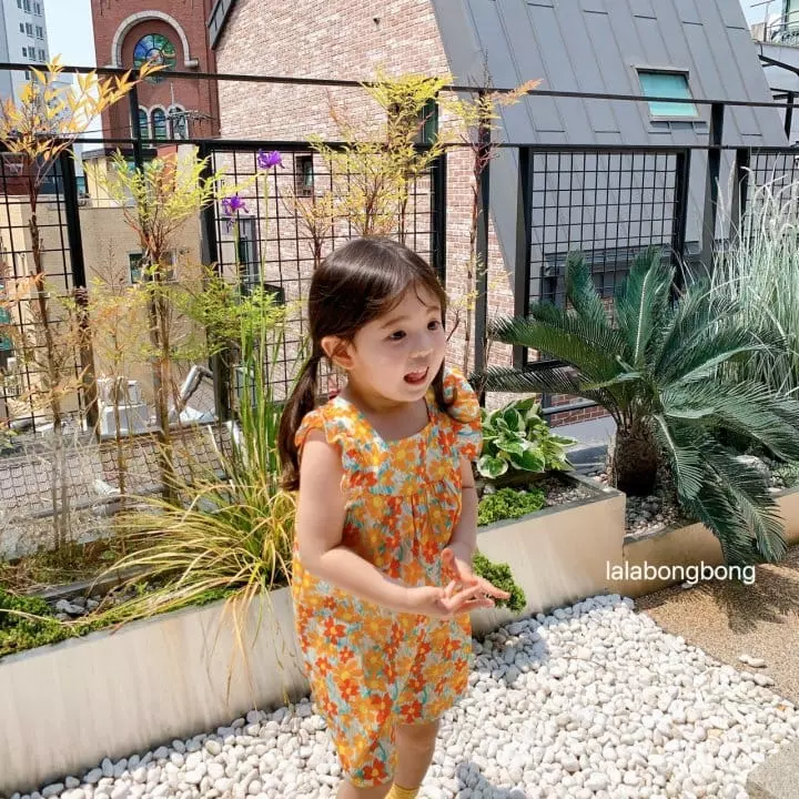 Lalabongbong - Korean Children Fashion - #discoveringself - Square Sleeveless One-piece - 4