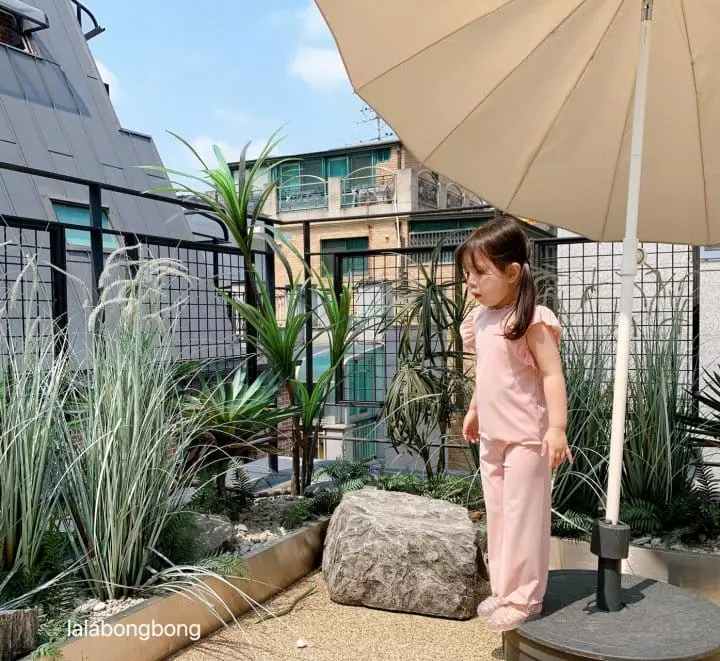Lalabongbong - Korean Children Fashion - #fashionkids - Wing Top Bottom Set - 12