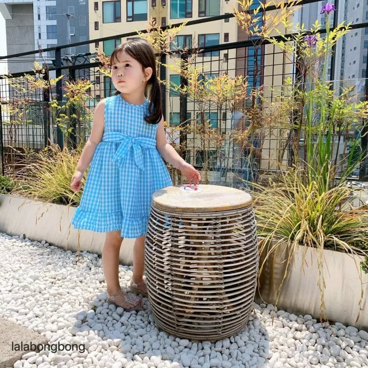 Lalabongbong - Korean Children Fashion - #kidsshorts - Big Ribbon One-piece - 2