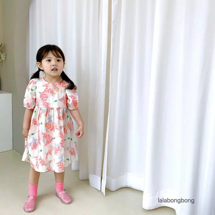 Lalabongbong - Korean Children Fashion - #kidsshorts - Joy Puff One-piece - 4