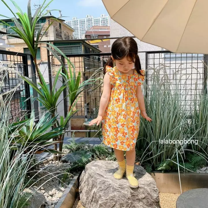 Lalabongbong - Korean Children Fashion - #kidzfashiontrend - Square Sleeveless One-piece - 7
