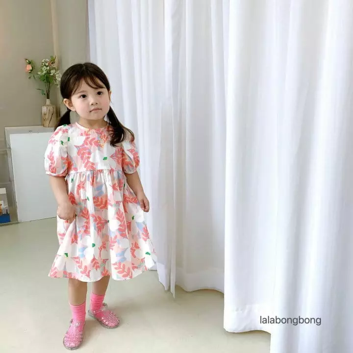 Lalabongbong - Korean Children Fashion - #kidzfashiontrend - Joy Puff One-piece - 5