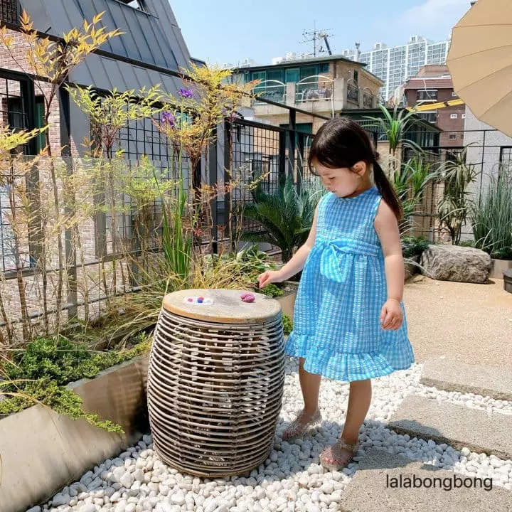 Lalabongbong - Korean Children Fashion - #kidsstore - Big Ribbon One-piece - 4