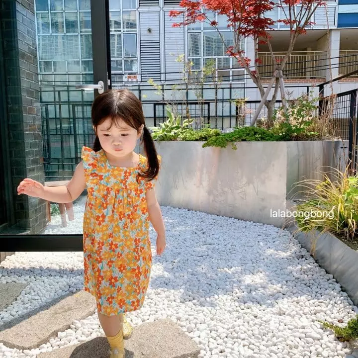 Lalabongbong - Korean Children Fashion - #littlefashionista - Square Sleeveless One-piece - 9