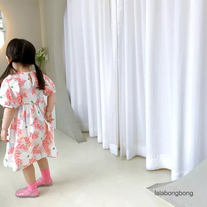 Lalabongbong - Korean Children Fashion - #littlefashionista - Joy Puff One-piece - 7