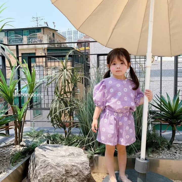 Lalabongbong - Korean Children Fashion - #magicofchildhood - Sweet Top Bottom Set - 5