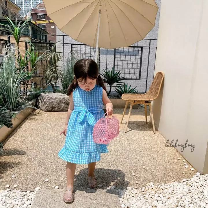 Lalabongbong - Korean Children Fashion - #minifashionista - Big Ribbon One-piece - 8